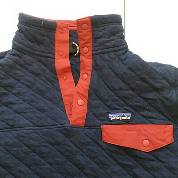 Patagonia Blue cotton quilt snap-t pullover - Picture 4 of 9